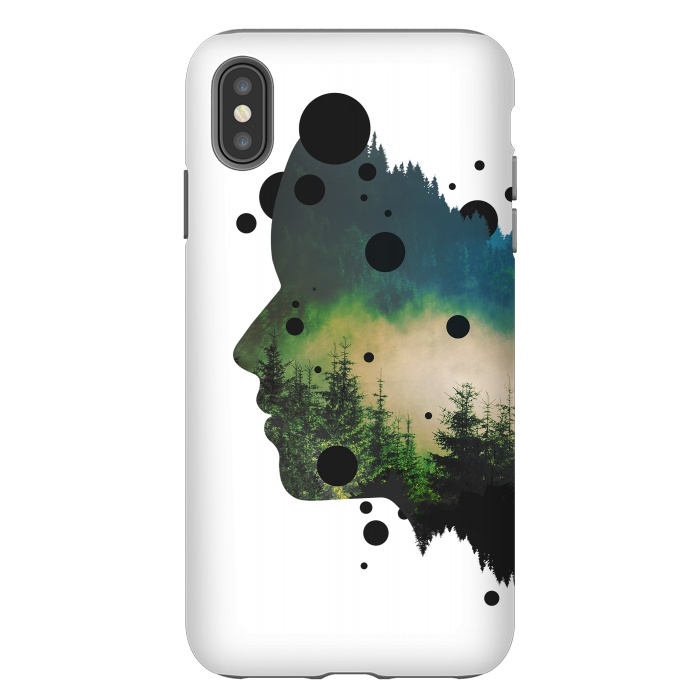 iPhone Xs Max StrongFit Face Of The Forest by Sitchko
