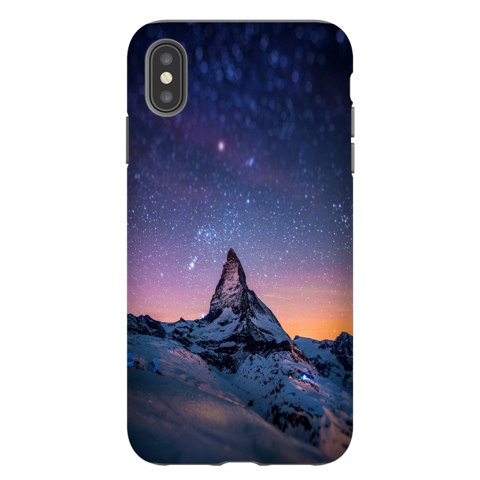 iPhone Xs Max StrongFit Mountain Reach the Galaxy by ''CVogiatzi.
