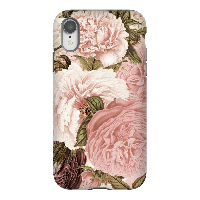 iPhone Xr StrongFit Vintage Roses by  Utart
