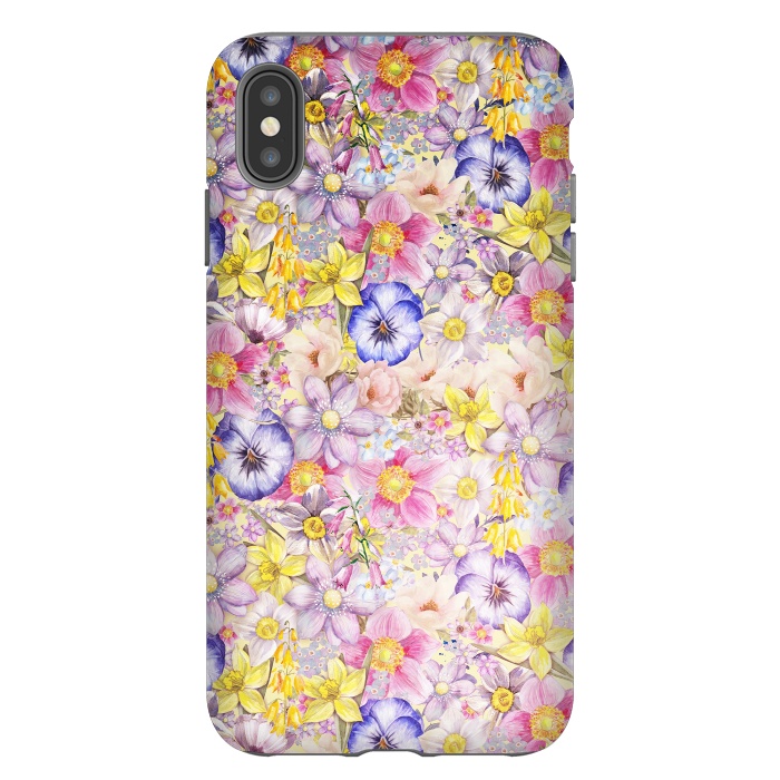 iPhone Xs Max StrongFit Lovely Spring Pansy Pattern by  Utart