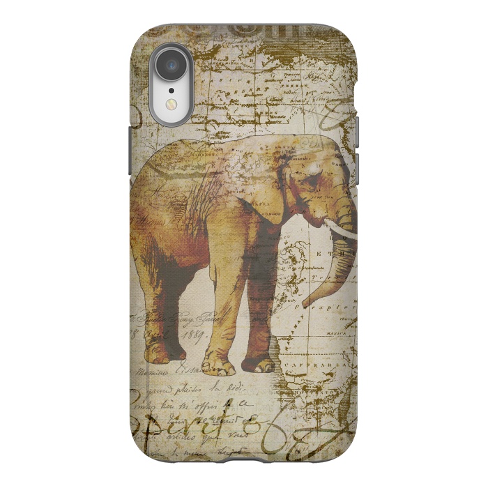 iPhone Xr StrongFit African Elephant by Andrea Haase