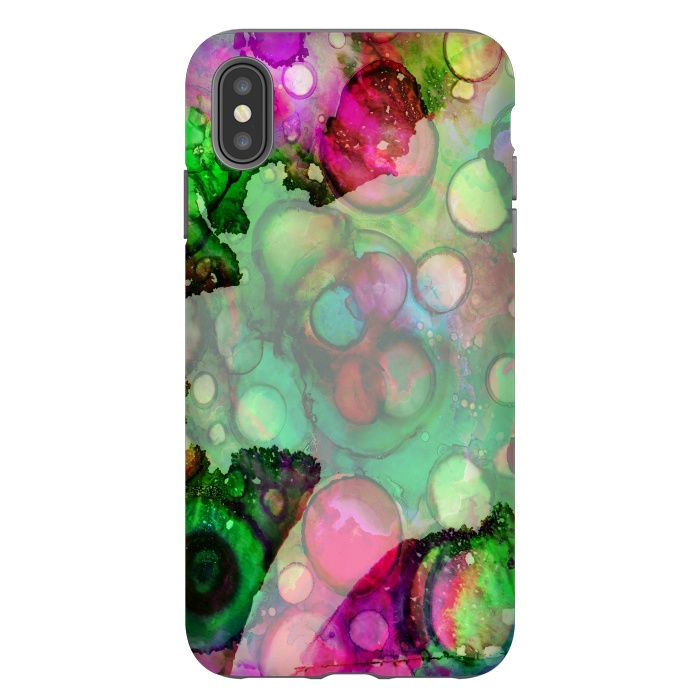 iPhone Xs Max StrongFit Alcohol ink 2 by haroulita