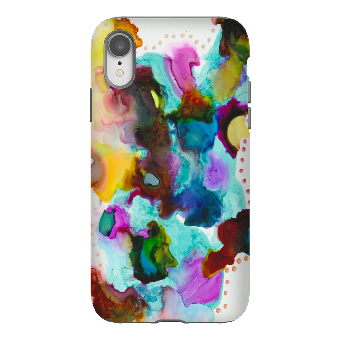 iPhone Xr StrongFit Alcohol ink 4 by haroulita