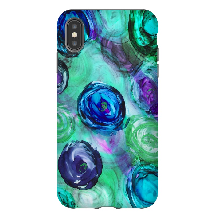 iPhone Xs Max StrongFit Alcohol ink 6 by haroulita