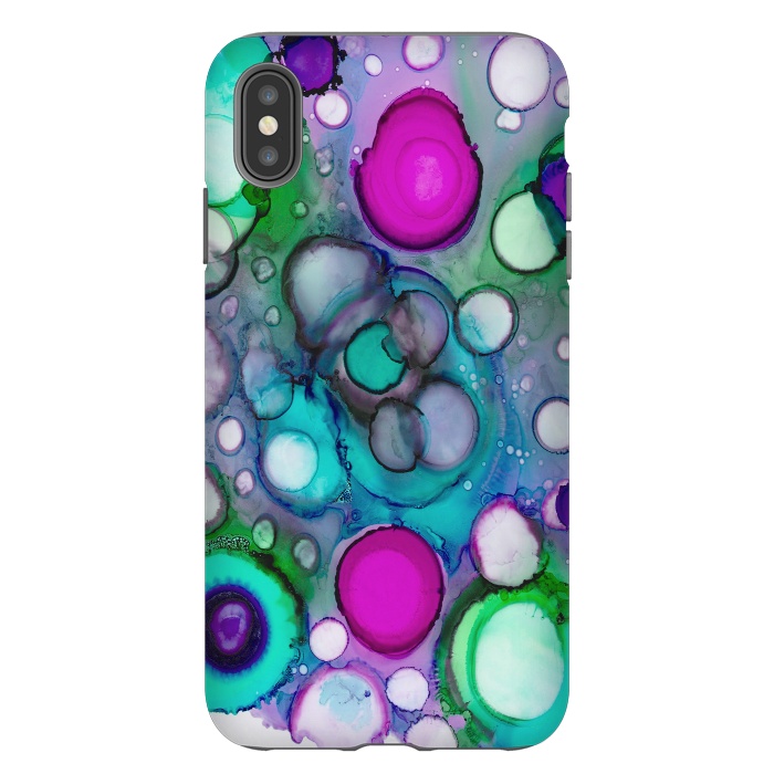 iPhone Xs Max StrongFit Alcohol ink 7 by haroulita