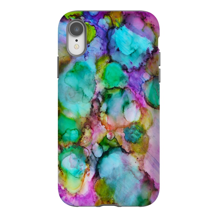 iPhone Xr StrongFit Alcohol ink 8 by haroulita