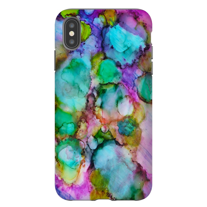 iPhone Xs Max StrongFit Alcohol ink 8 by haroulita