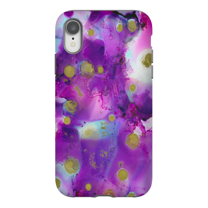 iPhone Xr StrongFit Alcohol ink 9 by haroulita