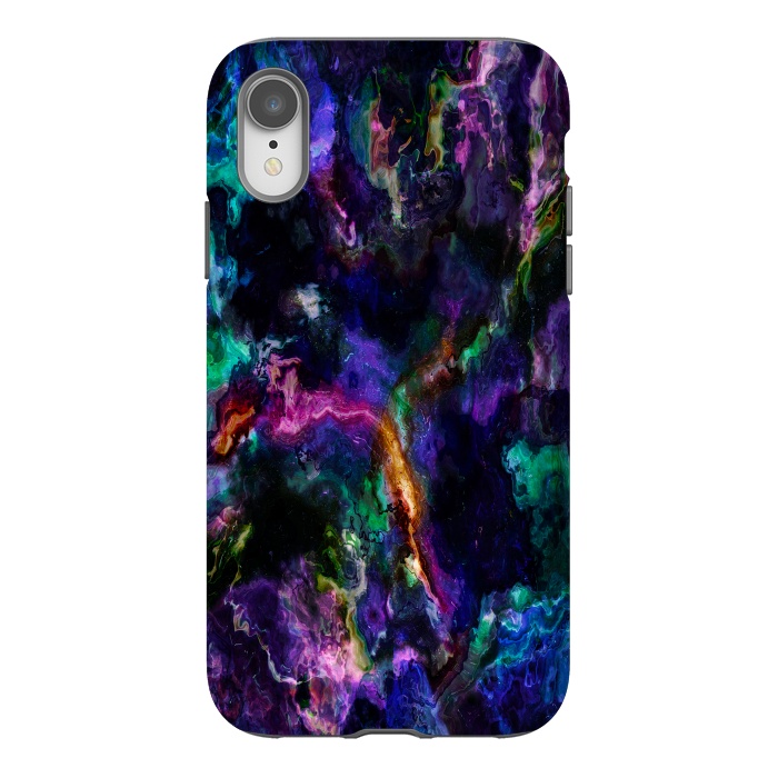 iPhone Xr StrongFit Colorful marble by haroulita