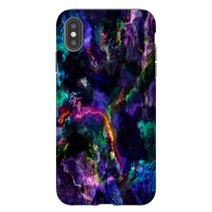 iPhone Xs Max StrongFit Colorful marble by haroulita