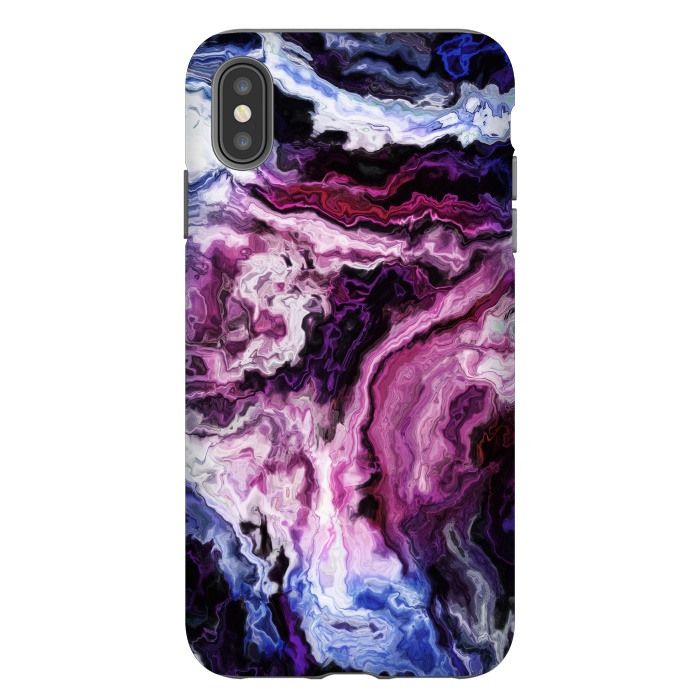 iPhone Xs Max StrongFit wavy marble i by haroulita
