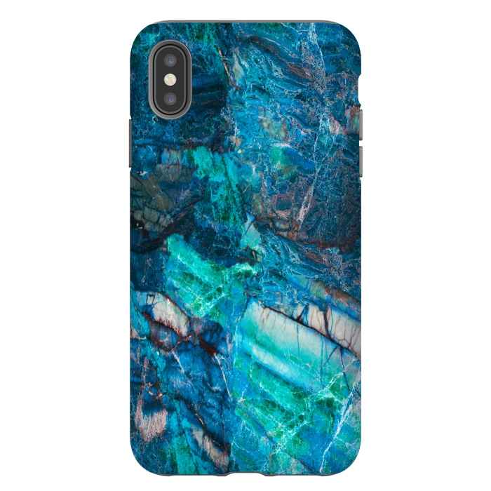 iPhone Xs Max StrongFit sea marble by haroulita