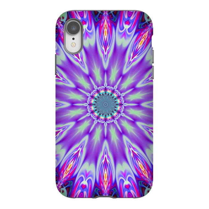 iPhone Xr StrongFit ultra violet mandala by haroulita