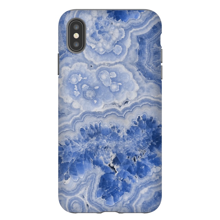 iPhone Xs Max StrongFit Light Blue Chrystal Agate by  Utart