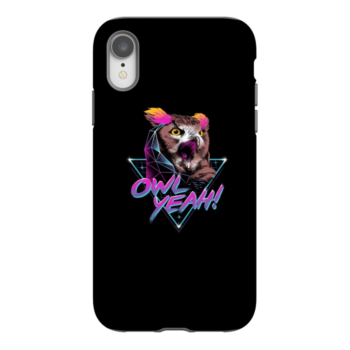 iPhone Xr StrongFit Owl Yeah! by Vincent Patrick Trinidad