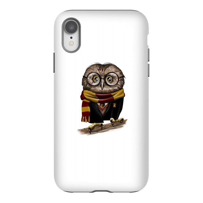 iPhone Xr StrongFit Owly Potter by Vincent Patrick Trinidad
