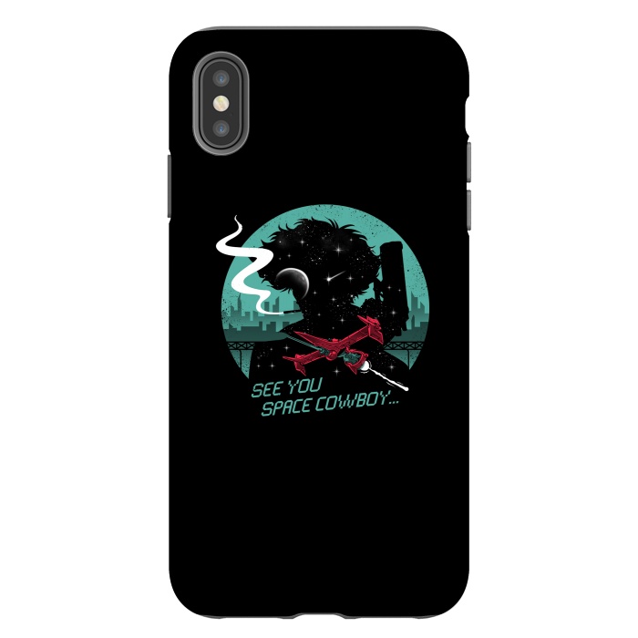 iPhone Xs Max StrongFit Space Cowboy by Vincent Patrick Trinidad