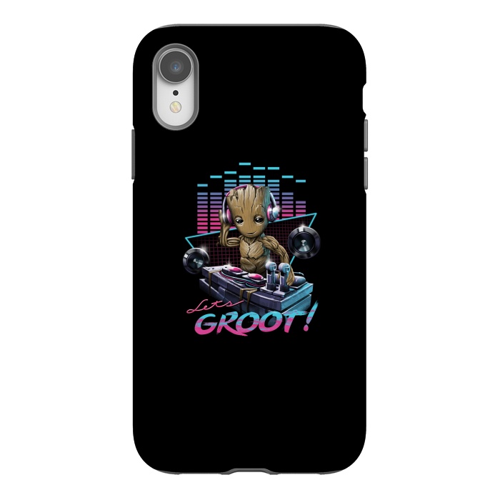 iPhone Xr StrongFit Let's Groot by Vincent Patrick Trinidad