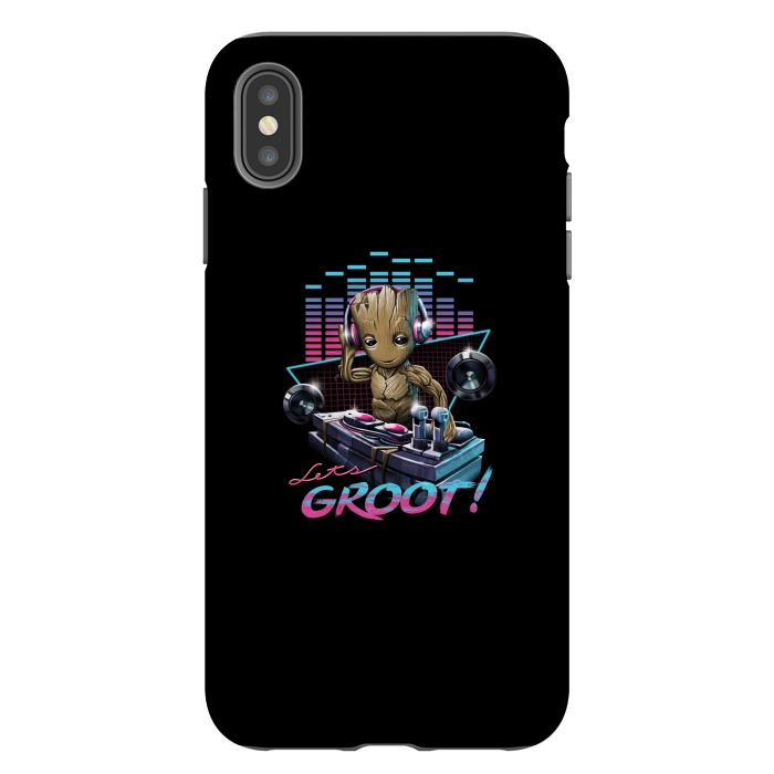 iPhone Xs Max StrongFit Let's Groot by Vincent Patrick Trinidad