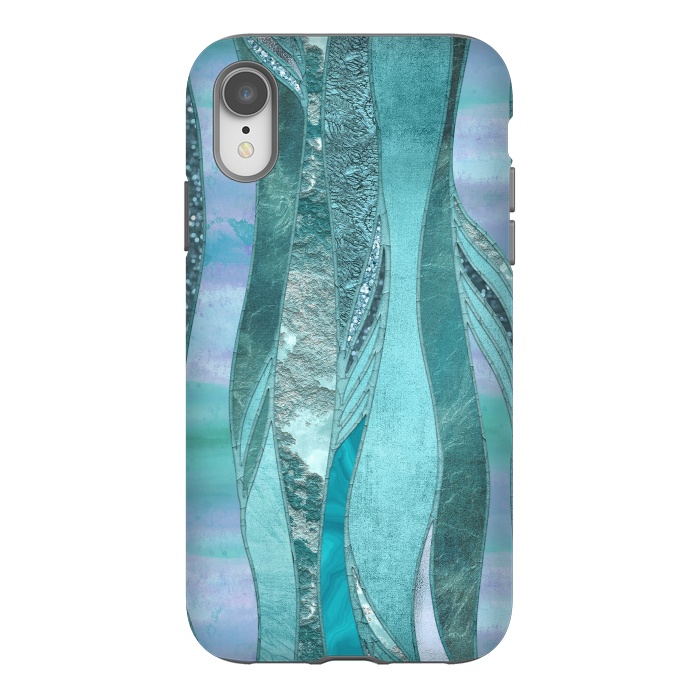 iPhone Xr StrongFit Turquoise Green Glamour by Andrea Haase