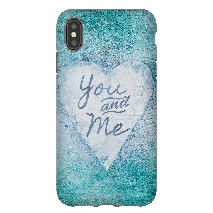iPhone Xs Max StrongFit You And Me Love Heart by Andrea Haase