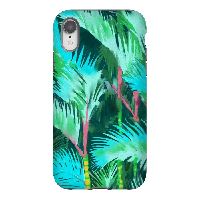 iPhone Xr StrongFit Palm Forest by Uma Prabhakar Gokhale