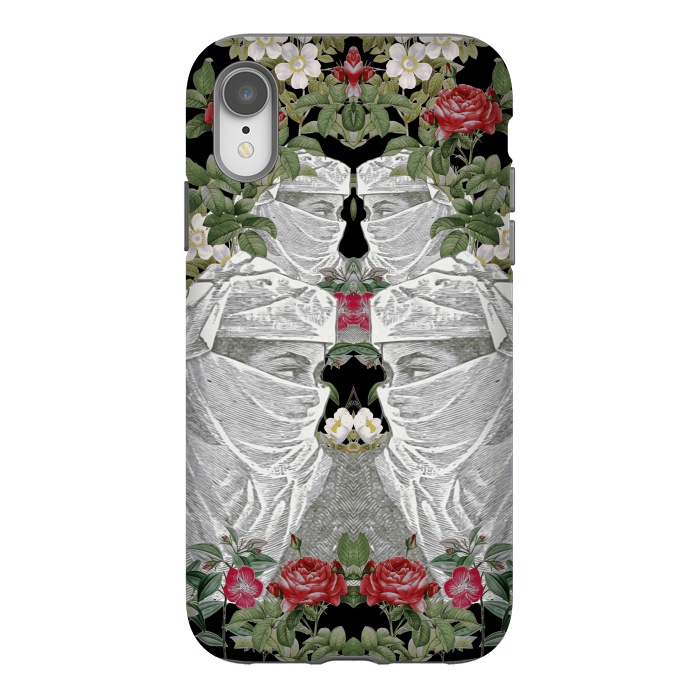 iPhone Xr StrongFit Rose Queen by Zala Farah