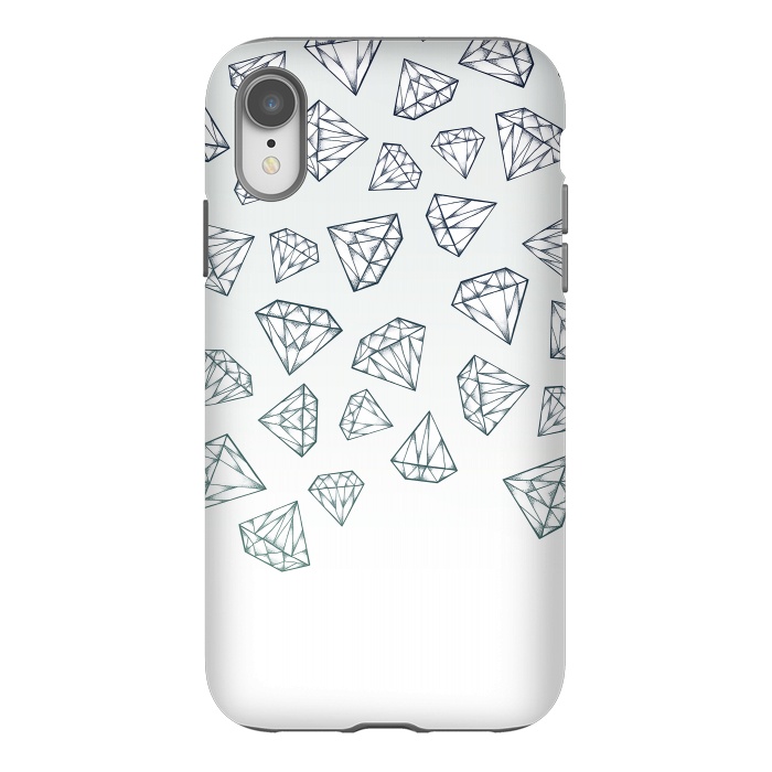 iPhone Xr StrongFit Diamond Shower by Barlena