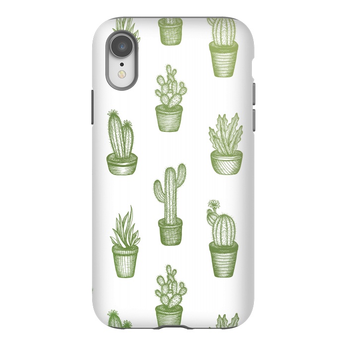 iPhone Xr StrongFit Succulents by Barlena