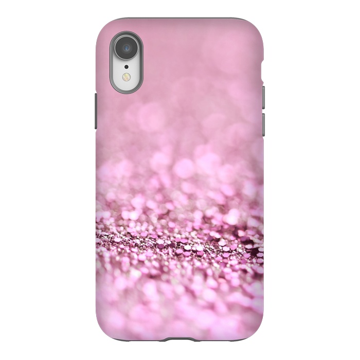 iPhone Xr StrongFit Rose Gold Blush Glitter by  Utart