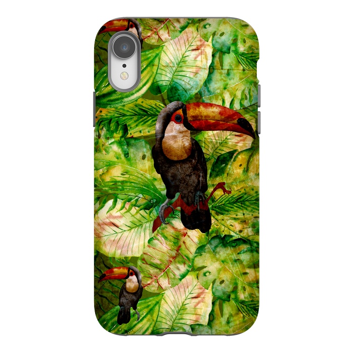 iPhone Xr StrongFit Tropical Jungle Bird by  Utart