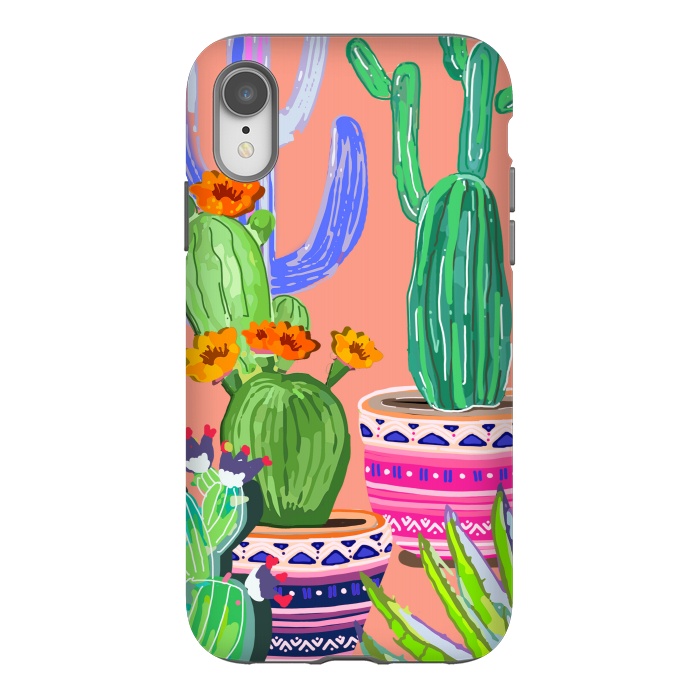 iPhone Xr StrongFit Cactus wonderland by MUKTA LATA BARUA
