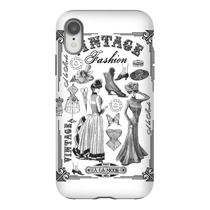 iPhone Xr StrongFit Vintage Fashion Ladies by Andrea Haase