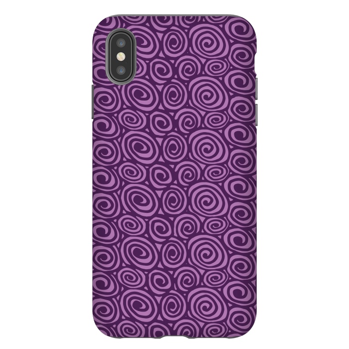 iPhone Xs Max StrongFit Spiral pattern by Laura Nagel