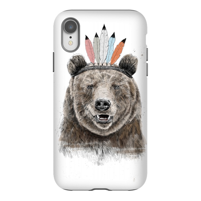 iPhone Xr StrongFit Festival bear by Balazs Solti