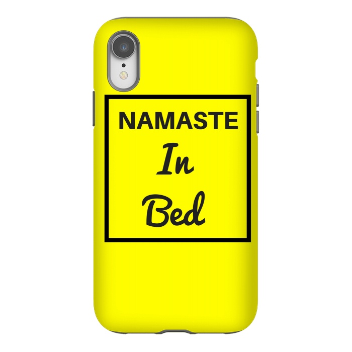 iPhone Xr StrongFit namaste in bed by MALLIKA