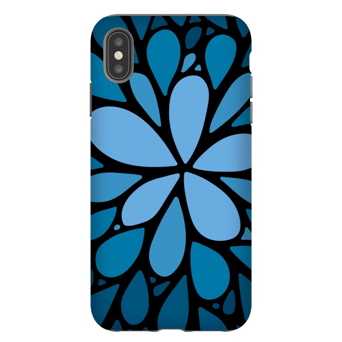 iPhone Xs Max StrongFit Water Flower by Majoih