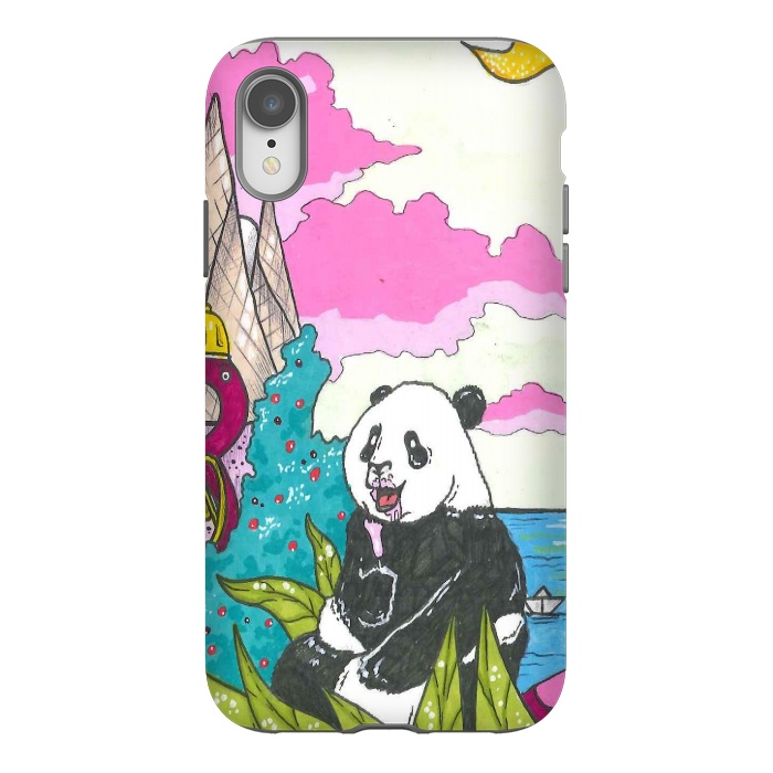 iPhone Xr StrongFit sugar panda by Varo Lojo