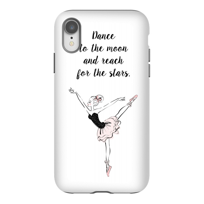 iPhone Xr StrongFit Little Ballerina Dance Quote by Martina