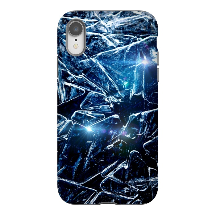 iPhone Xr StrongFit Cracked Ice by Gringoface Designs