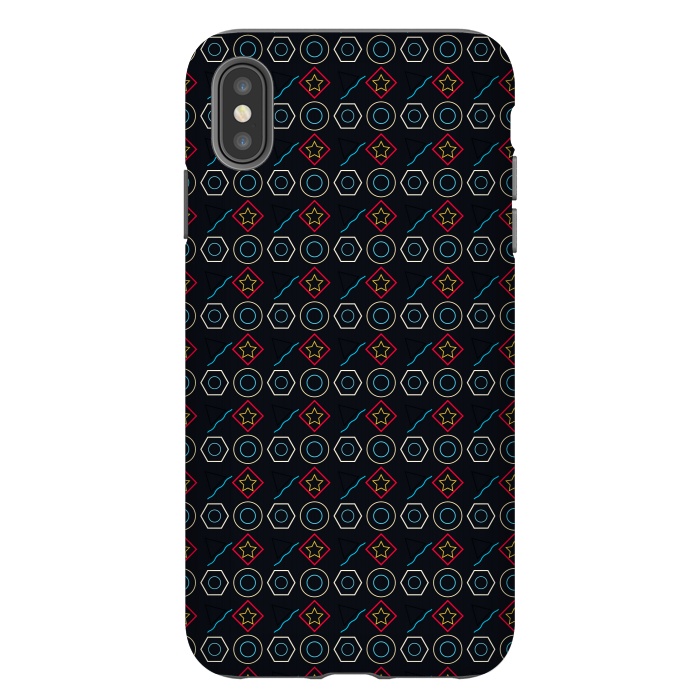 iPhone Xs Max StrongFit Basic Geometric Shapes by TMSarts