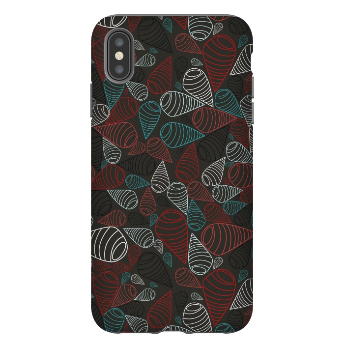 iPhone Xs Max StrongFit Abstract Swirls  by TMSarts