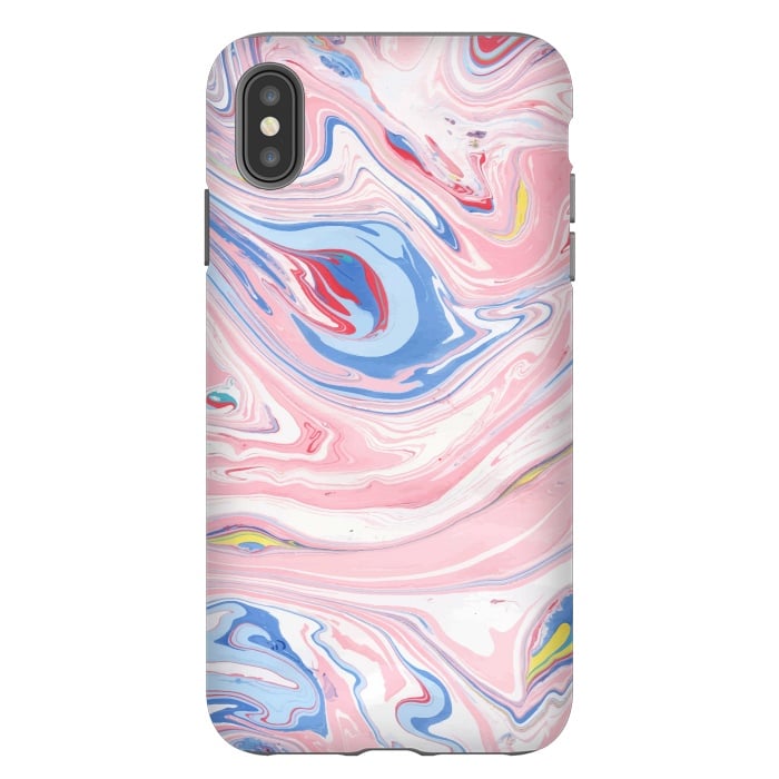 iPhone Xs Max StrongFit Marble Pattern-v2 by Creativeaxle