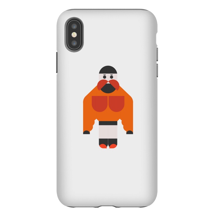 iPhone Xs Max StrongFit Strong Man by TMSarts