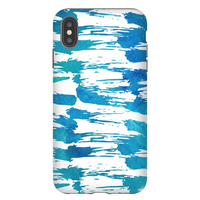 iPhone Xs Max StrongFit Brushstrokes scribble pattern by Dushan Medich