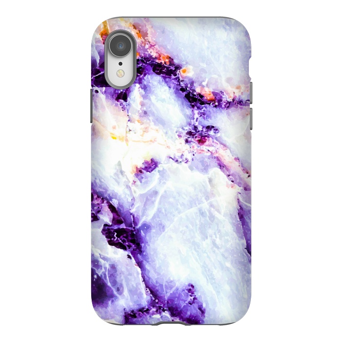 iPhone Xr StrongFit Marble violet by Mmartabc