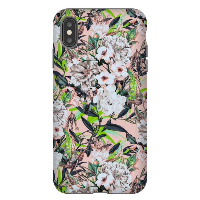 iPhone Xs Max StrongFit Flowering bouquet pink by Mmartabc