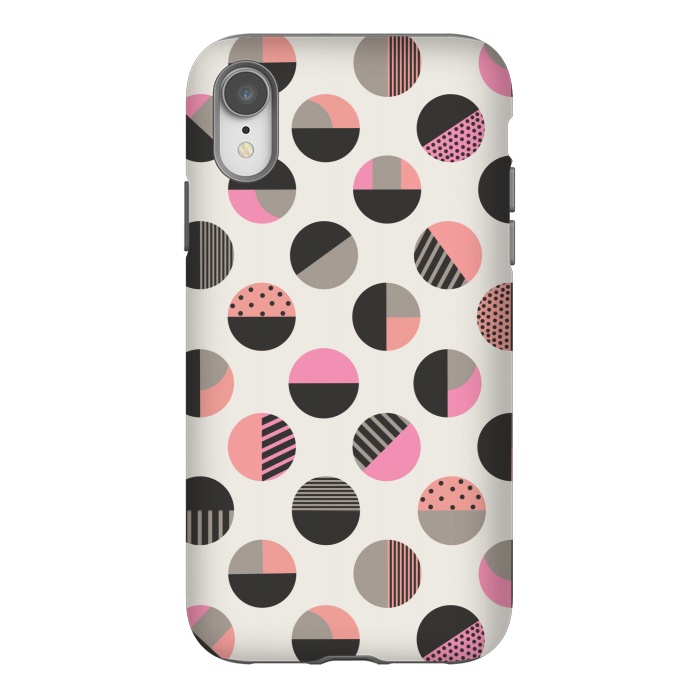 iPhone Xr StrongFit Circles of geometric patterns by Mmartabc
