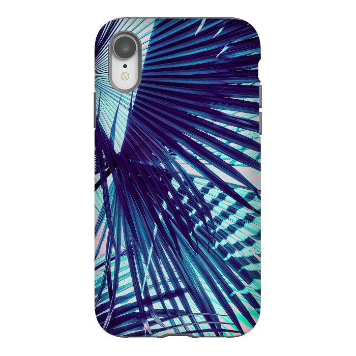 iPhone Xr StrongFit Palm leaf on the beach by Mmartabc