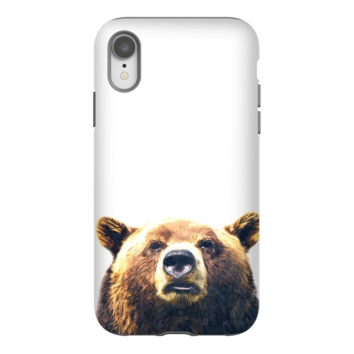 iPhone Xr StrongFit Bear Portrait by Alemi